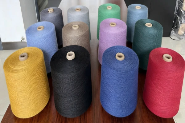 Waterless Dyed Eco-Friendly Cotton Yarn